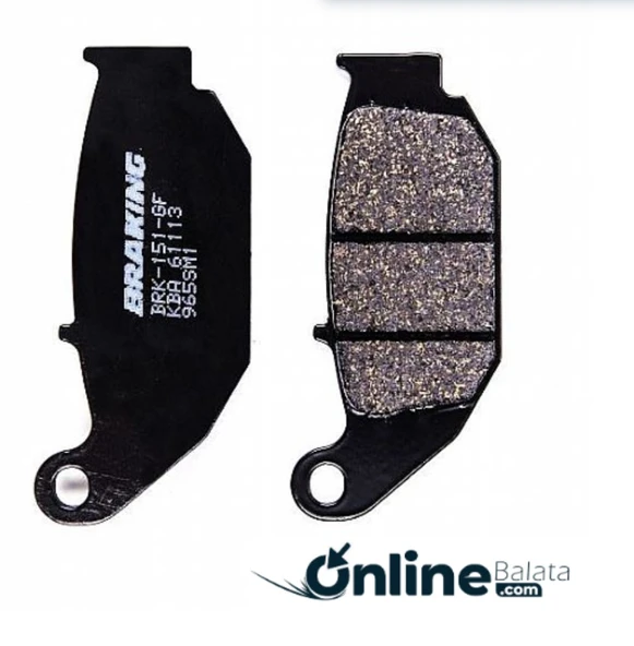 Honda Cb 250 R Braking Organik Arka Fren Balata Ob9651 ürün görseli 1