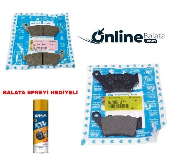 Bajaj Dominar 400 Fren Balata Takımı Ön Ve Arka Ob4280 ürün görseli 1