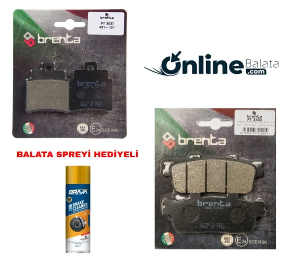 Sym Joymax 250 Brenta Fren Balata Takımı Ön Ve Arka Ob4240 ürün görseli 1