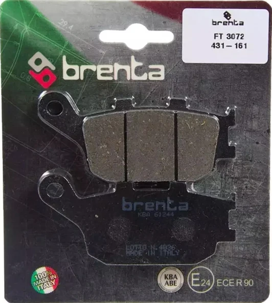 Yamaha Xj 6 Diversion 2013-2016 Brenta Arka Fren Balata Ob ürün görseli 1