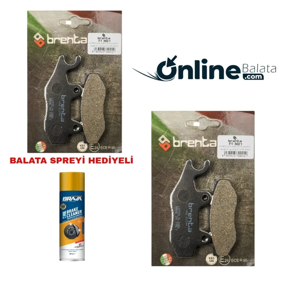 Kymco Dink 200 Brenta Fren Balata Takımı Ön Ve Arka Ob4228 ürün görseli 1