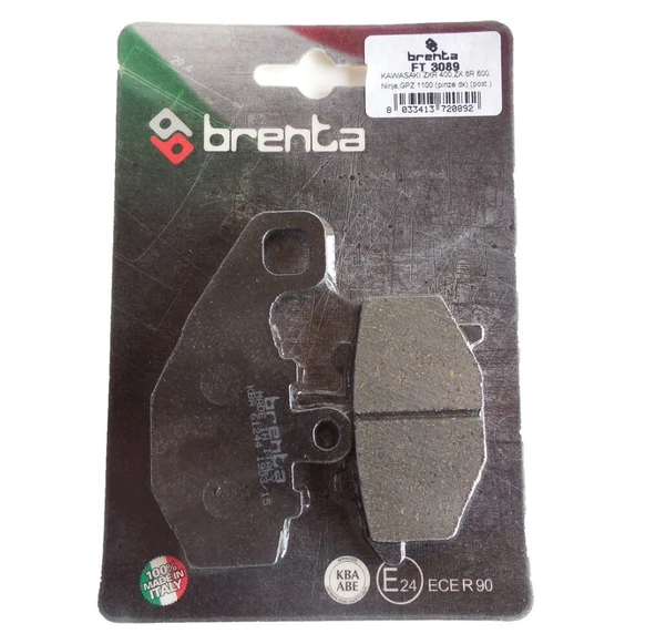 Kawasakı Er-6 F Brenta Arka Fren Balata Ob ürün görseli 1