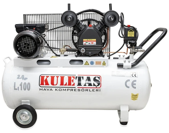 KULETAŞ 100 LT KOMPRESÖR 2 HP V KAFA ürün görseli 1