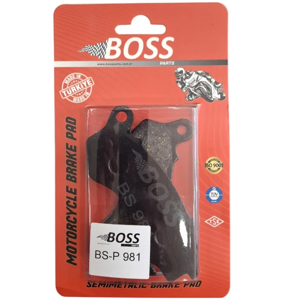 RKS Newlight 125 Pro Ön Fren Balata BOSS (Made in Türkiye) M202 ürün görseli 1