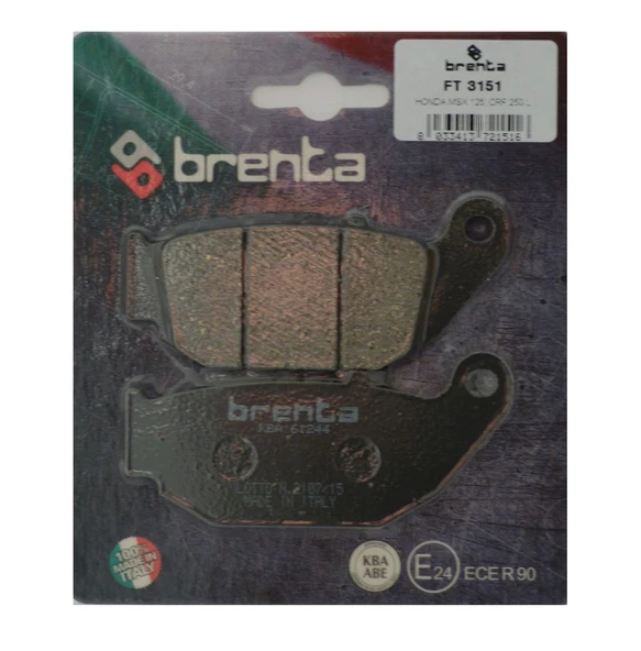 Honda Msx 125 Brenta Arka Fren Balata Ob1703 ürün görseli 1