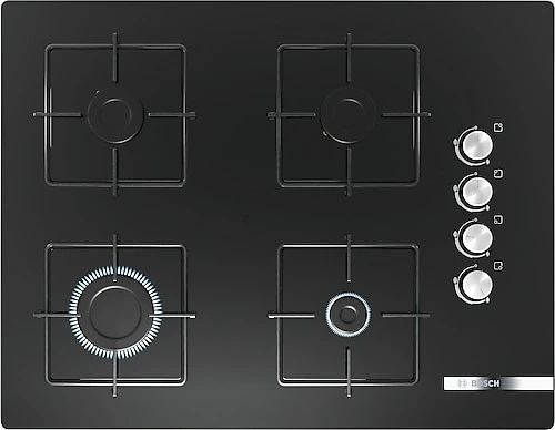 Bosch 3lü (DWK065G60T-POP7C6O12O-HIF534EB0T)siyah Ankastre Set - Resim 3