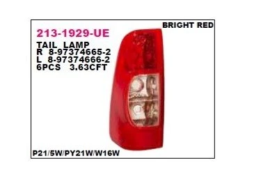 ISUZU DMAX 2007 ARKA STOP LAMBASI SOL DEPO ürün görseli 1