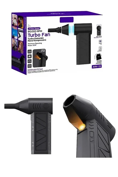 AUHMA AHV-15 TURBO FAN ELEKTRİKLİ HAVA KOMPRESÖRÜ ürün görseli 1