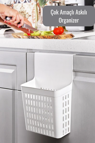 Mithra Life Beyaz Dolap İçi Askılı Düzenleyici Organizer Raf MIT1241 ürün görseli 1