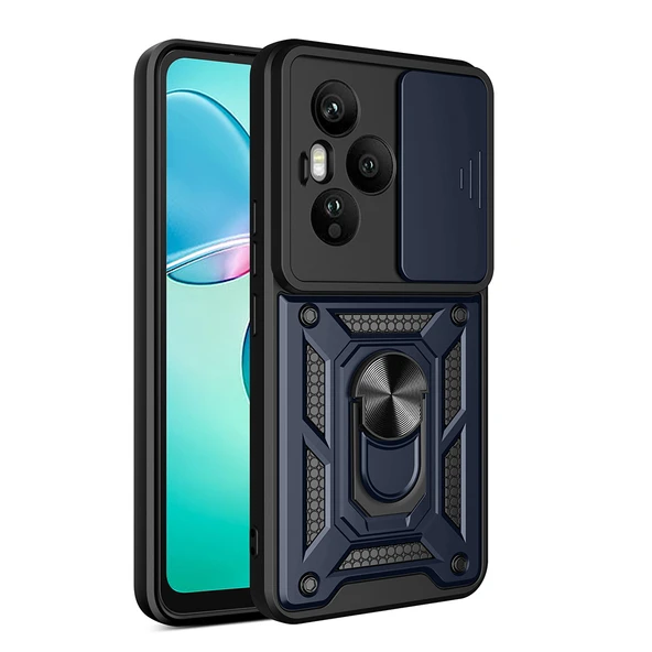 Honor 400 Pro Kılıf Magnetik Standlı Kamera Korumalı Sürgülü Vega Kapak ürün görseli 1