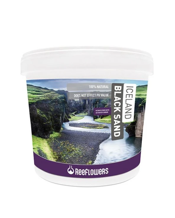 ReeFlowers Iceland Black Sand Akvaryum Kumu (1-2 Mm) 7 Kg IBS7K1 ürün görseli 1