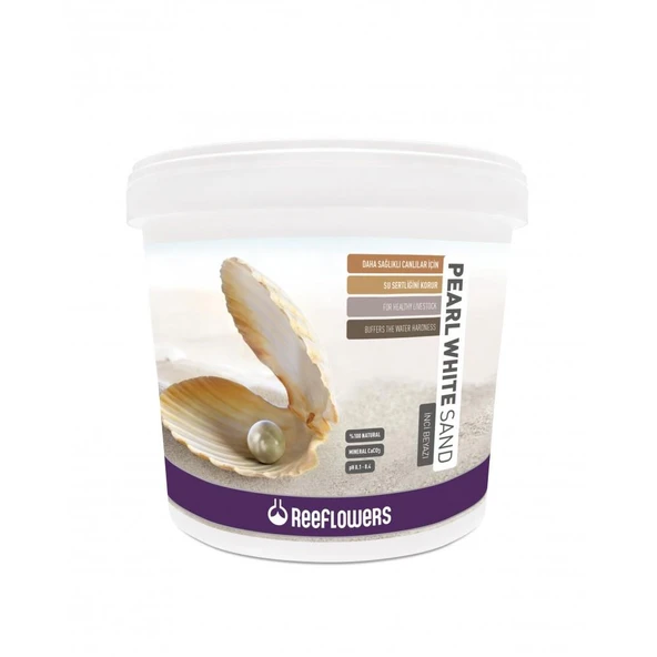 ReeFlowers Pearl White Sand Akvaryum Kumu (0,5-1 Mm) 7 Kg PWS7K05 ürün görseli 1