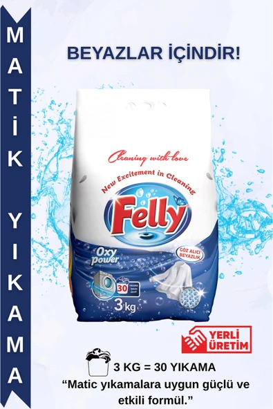 LOTUSMATİC 3 Kg Toz Çamaşır Deterjanı – Beyazlar İçin Ekstra Parlaklık, Güçlü Leke Çıkarma ürün görseli 1