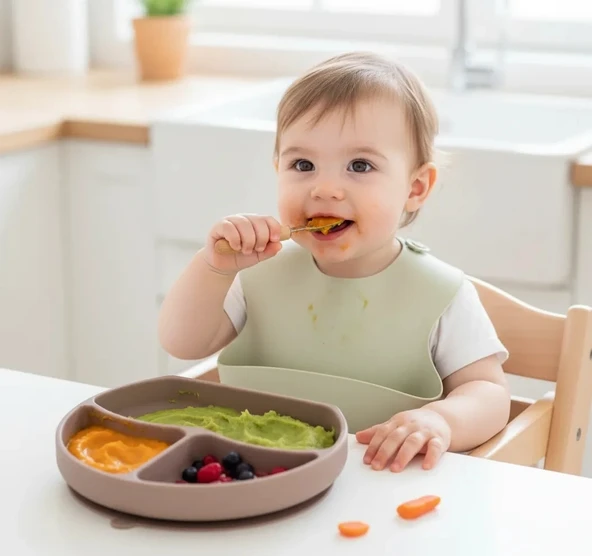 Babyjem Silikon Tabak Latte ürün görseli 1