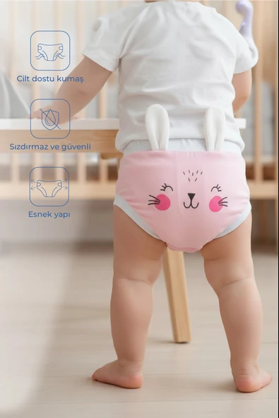 Babyjem Soft Alıştırma Külodu Pembe 3 Yaş ürün görseli 1