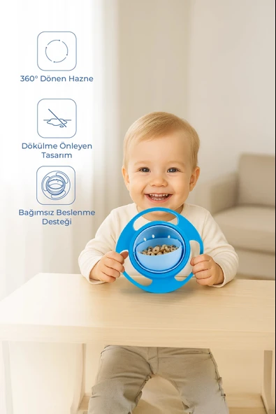 Babyjem Dökülmeyen Tabak - Mavi ürün görseli 1