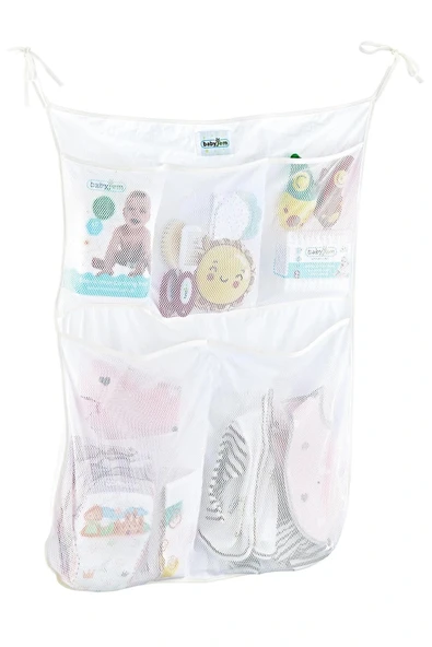 Babyjem Yatak Başı Organizer 555 Beyaz ürün görseli 1