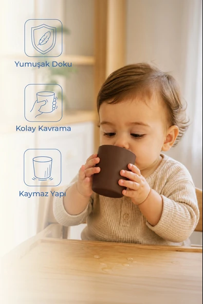 Babyjem Silikon Bardak Latte ürün görseli 1