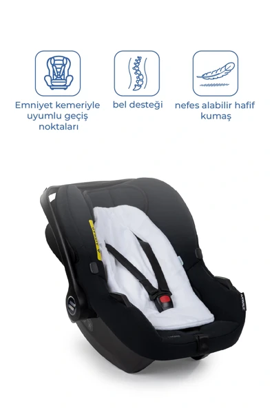 Babyjem Ana Kucağı Bel Desteği Havlu Beyaz ürün görseli 1