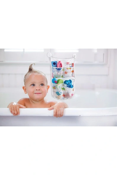 Babyjem Bebek Banyo Oyuncak Torbası -  Beyaz ürün görseli 1