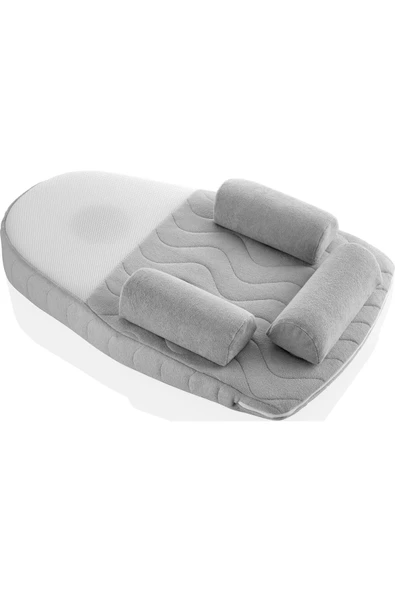 Babyjem Kiraz Çekirdekli Antikolik Uyku Yastığı Air 426 Gri - 44x65 cm ürün görseli 1
