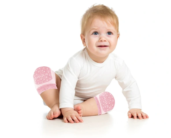 Babyjem Emekleme Dizliği Örgü - Pembe ürün görseli 1