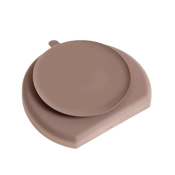 Babyjem Silikon Tabak Latte - Resim 4