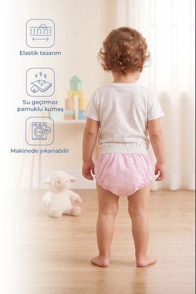 Babyjem Alıştırma Külodu 3 Yaş Pembe ürün görseli 1