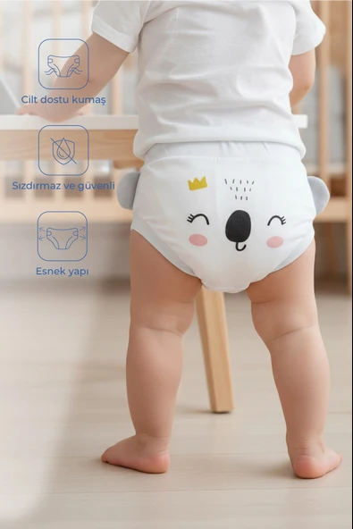 Babyjem Soft Alıştırma Külodu Beyaz 3 Yaş ürün görseli 1