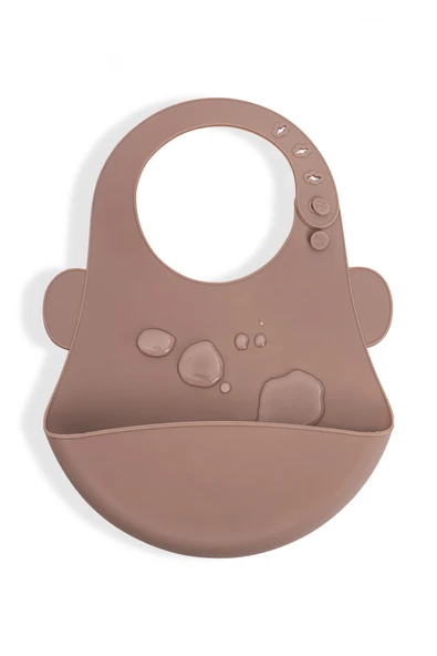 Babyjem Silikon Önlük Latte - Resim 3