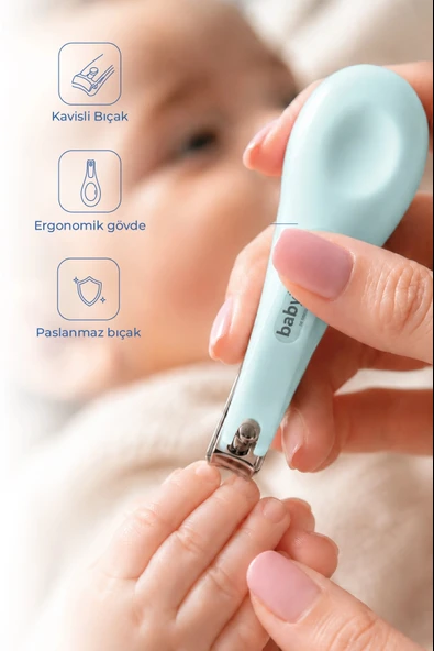 Babyjem Mavi Kolay Kavrama Tırnak Makası ürün görseli 1
