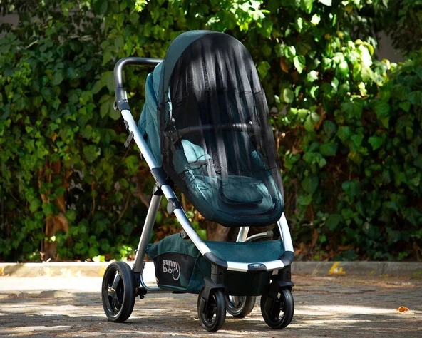 Babyjem Siyah Puset Bebek Arabası Sinekliği 070 ürün görseli 1