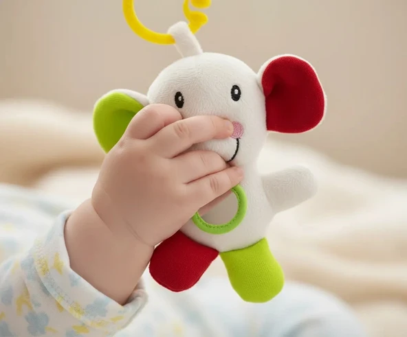 Babyjem Titreşimli Fil Renkli ürün görseli 1