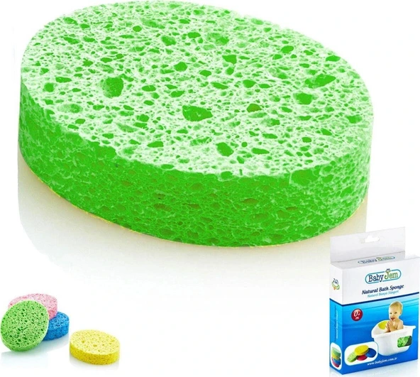 Babyjem Doğal Banyo Süngeri Yeşil ürün görseli 1