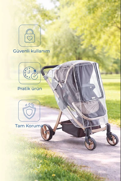 Babyjem Bebek Arabası Yağmurluğu ürün görseli 1