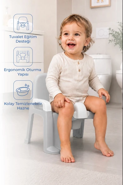 Babyjem Afacan Lazımlık Soft Gri ürün görseli 1