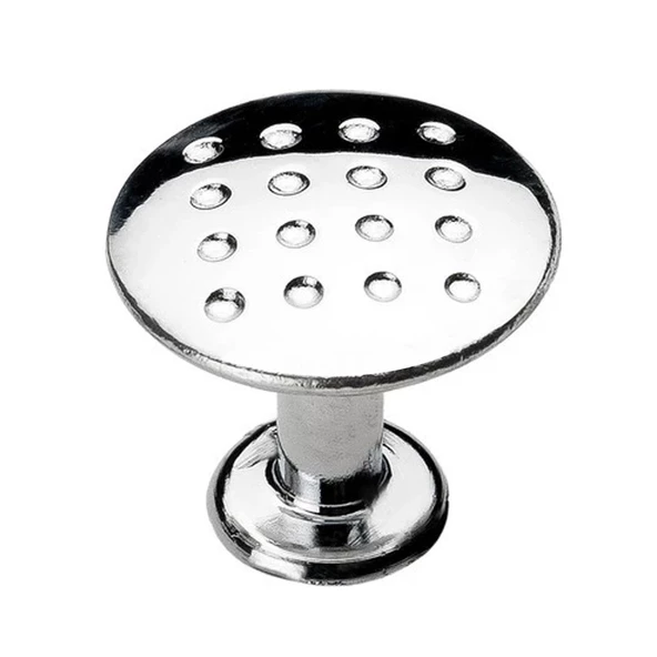 Düğme Kulp Mobilya Mutfak Çekmece Dolap Dolabı Kapak Kulpu Kulpları Kulbu Krom Metal Daire ürün görseli 1