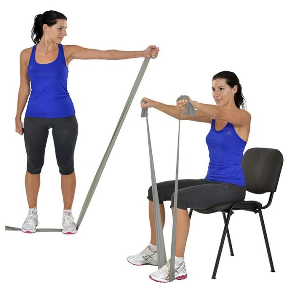 MVS PİLATES & YOGA 
EGZERSİZ BANDI , THERABAND GÜMÜŞ(EKSTRA GÜÇLÜ) 1.5 MT ürün görseli 1