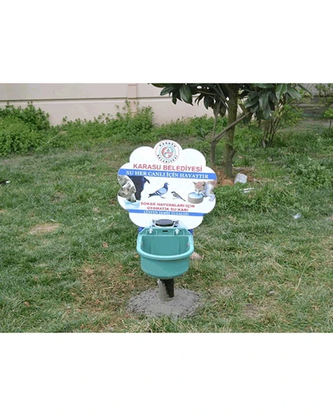 Su veya Mama Kabı Dikdörtgen Tabelalı - Resim 2