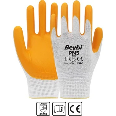 Pn5 Nitril Naylon Eldiven No:9 10'lu Paket ürün görseli 1