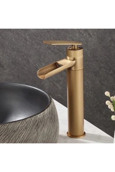 OEM Banyo Çanak Lavabo Bataryası Antik Renk Şelale Yeni Model 7 Yıl Garantili Ithal ürün görseli 1