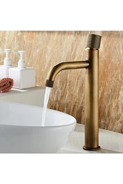 OEM Banyo Çanak Lavabo Bataryası Antik Renk Yeni Model 7 Yıl Garantili Ithal ürün görseli 1