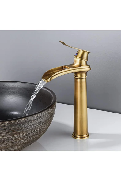 OEM Banyo Çanak Lavabo Bataryası Antik Renk Yeni Tarz Model 7 Yıl Garantili Ithal ürün görseli 1