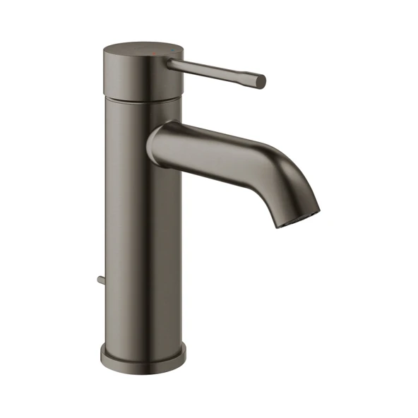 Grohe Essence New Lavabo Bataryası, Sifon Kumandalı, Fırçalı Sert Grafit, 24171AL1 ürün görseli 1