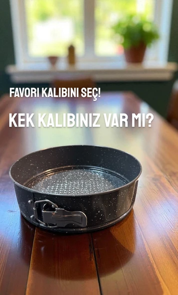 Yuvarlak kelepçeli kek kalıbı 28 cm. büyük boy ürün görseli 1