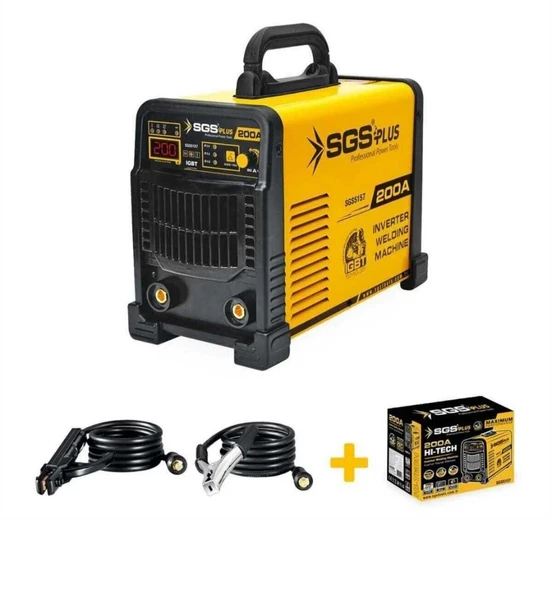 SGS5157 Inverter Kaynak Makinası 200 Amper 2.6 - 4mm Elektrod ürün görseli 1