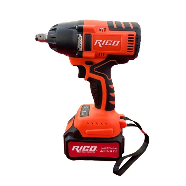 Rico 028-RE0007 21V Kömürsüz Şarjlı Somun Sıkma Makinesi 650 Nm Lastik Teker Bijon Sökme Tabanca ürün görseli 1