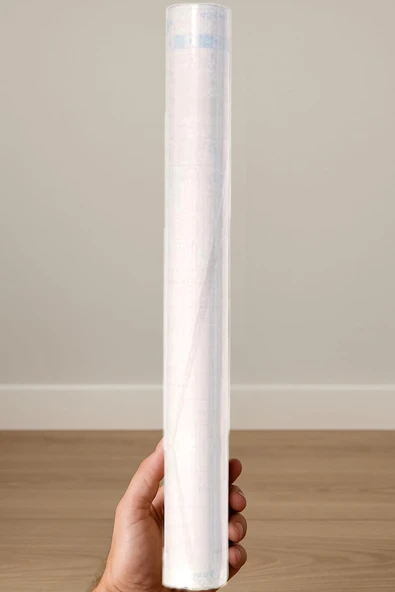 Yapışkanlı Şeffaf Rulo Asetat Şeffaf 45x200 cm - 1 Adet ürün görseli 1