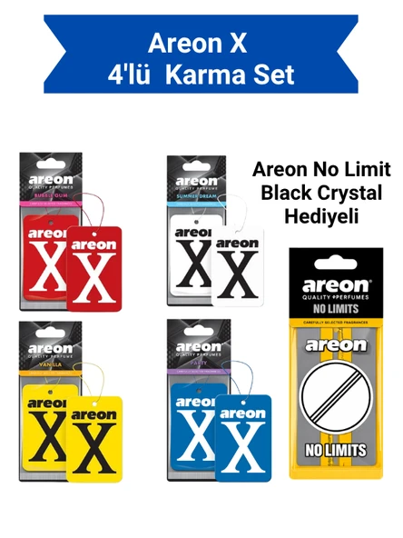 Areon X 4'lü Süper Karma Set ürün görseli 1