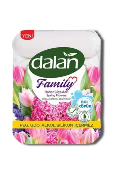 Dalan Family Bahar Çiçekleri Güzellik Sabunu 75 g x 4 Adet ürün görseli 1